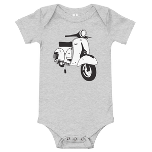 Vespa Infant Onesie Heather Gray