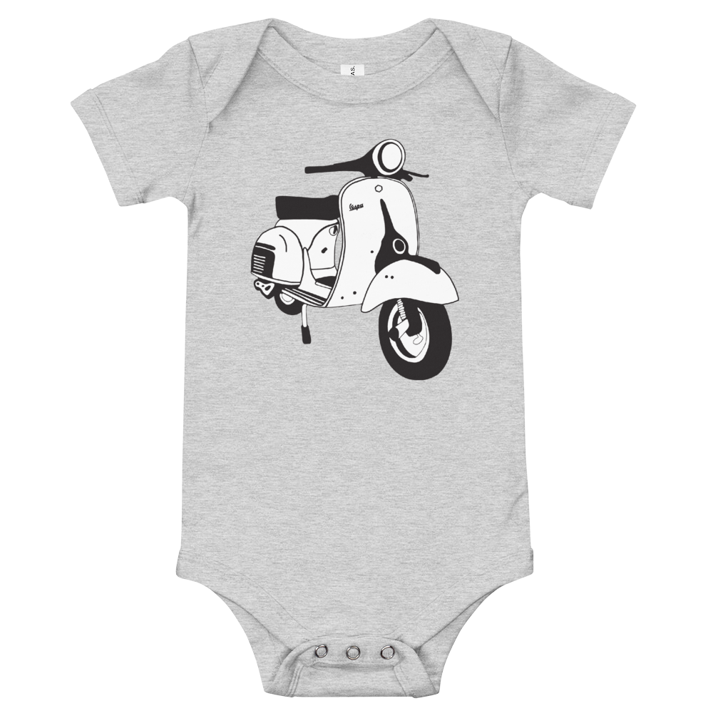 Vespa Infant Onesie Heather Gray