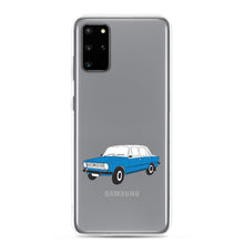 Load image into Gallery viewer, Lada Blue Donkey Taxi Clear Samsung Case