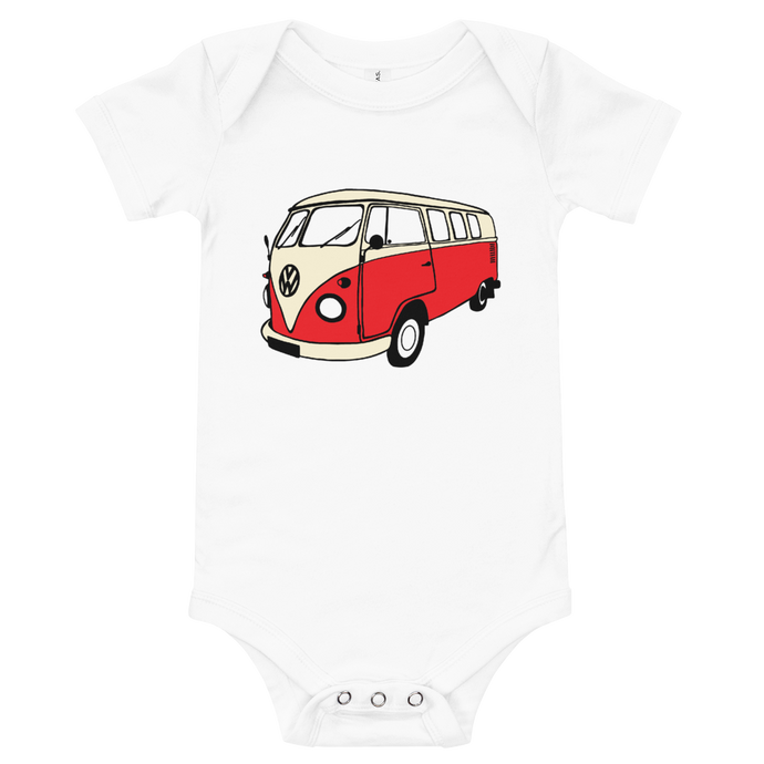 VW Kombi Infant Onesie White