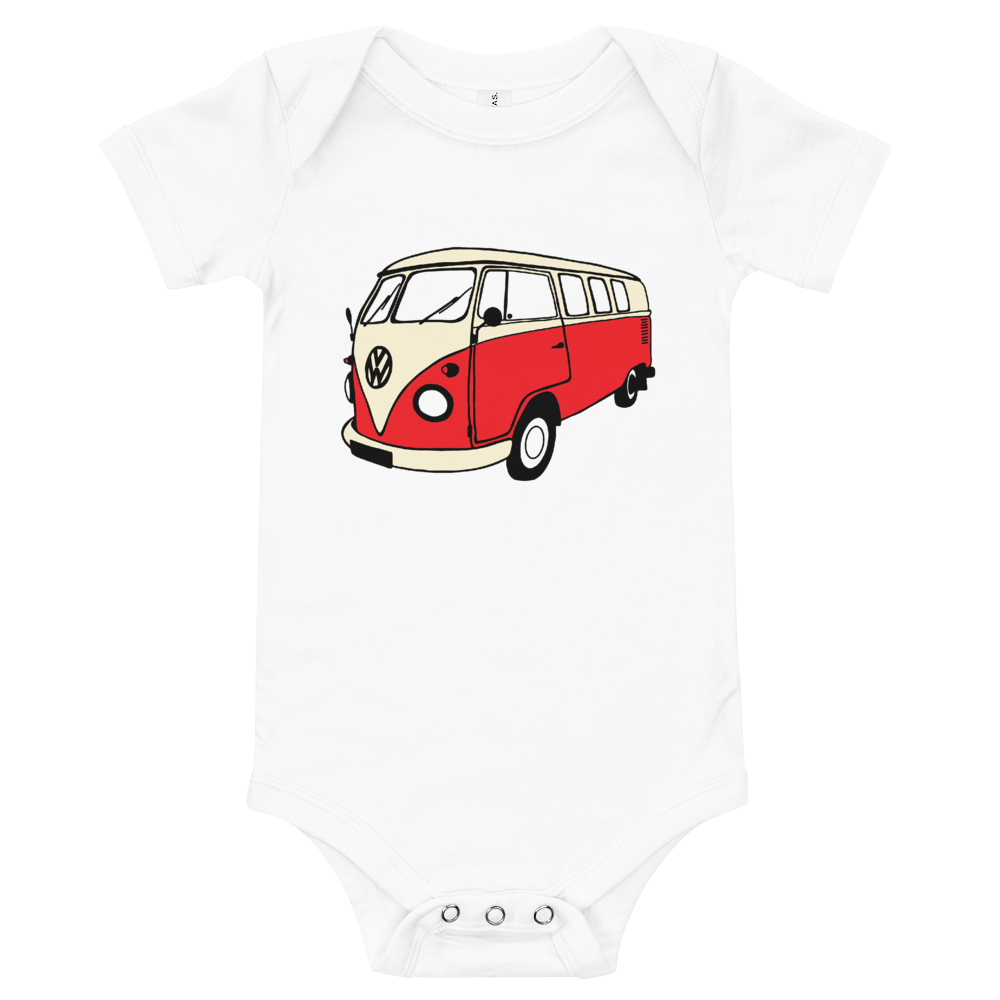 VW Kombi Infant Onesie White