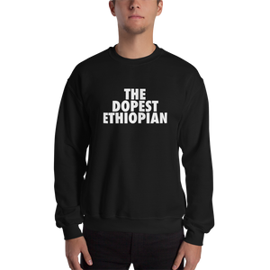 The Dopest Ethiopian Unisex Sweats Black/White