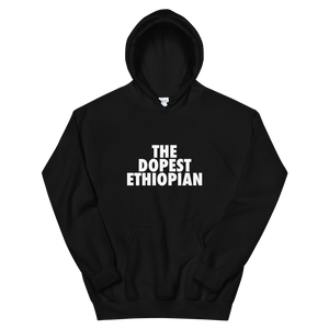 The Dopest Ethiopian Unisex Hoodie Black/White