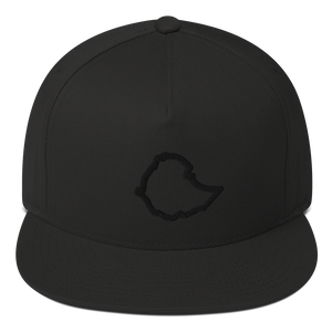 Ethiopia Flat Bill Cap Black/Black