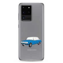 Load image into Gallery viewer, Lada Blue Donkey Taxi Clear Samsung Case