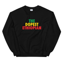 Load image into Gallery viewer, The Dopest Ethiopian Unisex Sweatshirt BGYR