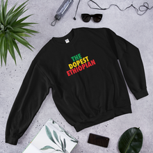 Load image into Gallery viewer, The Dopest Ethiopian Unisex Sweatshirt BGYR