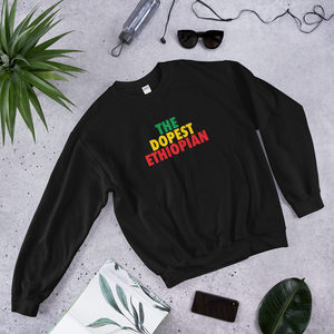 The Dopest Ethiopian Unisex Sweatshirt BGYR