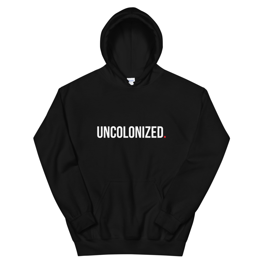 Uncolonized Unisex Hoodie Black