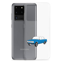 Load image into Gallery viewer, Lada Blue Donkey Taxi Clear Samsung Case