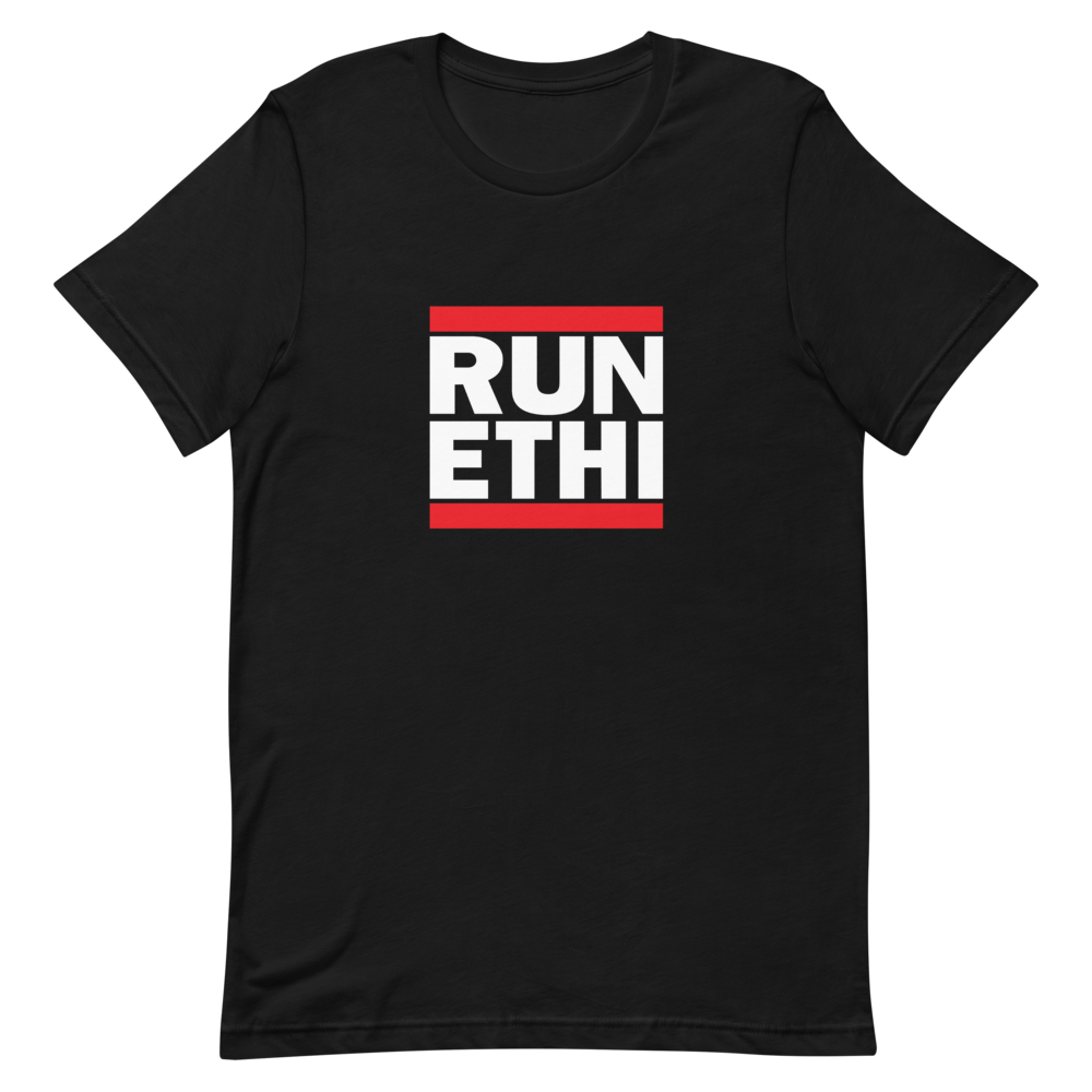 Run Ethi Unisex Tee Black