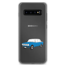 Load image into Gallery viewer, Lada Blue Donkey Taxi Clear Samsung Case