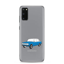 Load image into Gallery viewer, Lada Blue Donkey Taxi Clear Samsung Case