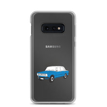 Load image into Gallery viewer, Lada Blue Donkey Taxi Clear Samsung Case