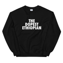 Load image into Gallery viewer, The Dopest Ethiopian Unisex Sweats Black/White