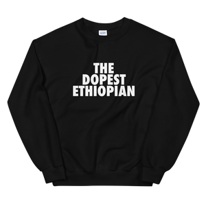 The Dopest Ethiopian Unisex Sweats Black/White