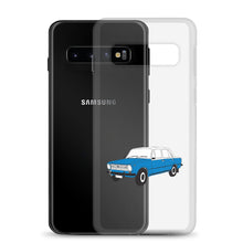 Load image into Gallery viewer, Lada Blue Donkey Taxi Clear Samsung Case