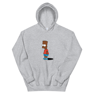 Black Bart Unisex Hoodie Gray