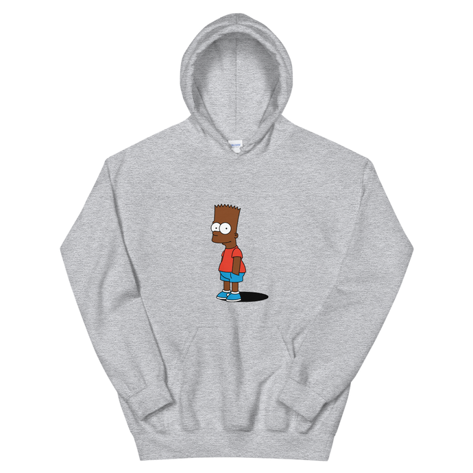 Black Bart Unisex Hoodie Gray