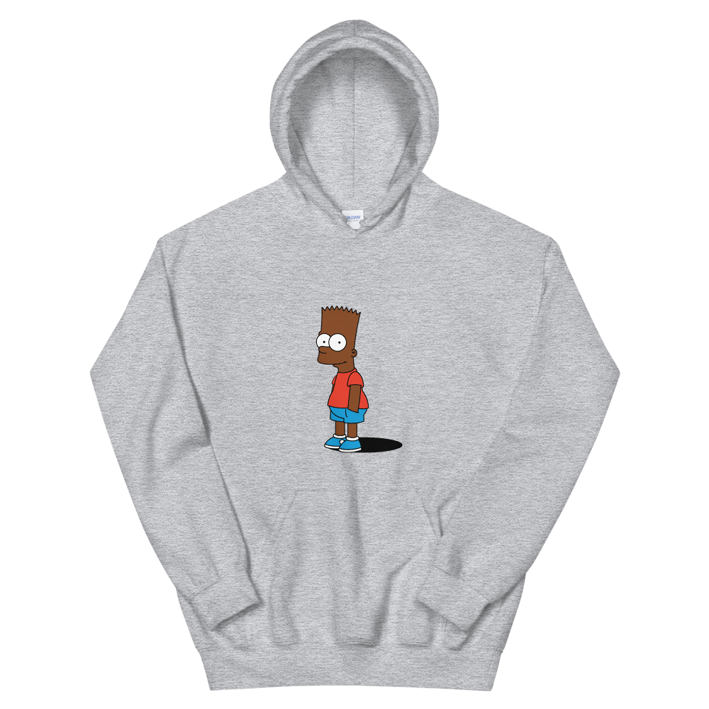 Black Bart Unisex Hoodie Gray