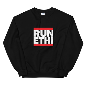 Run Ethi Unisex Sweatshirt Black