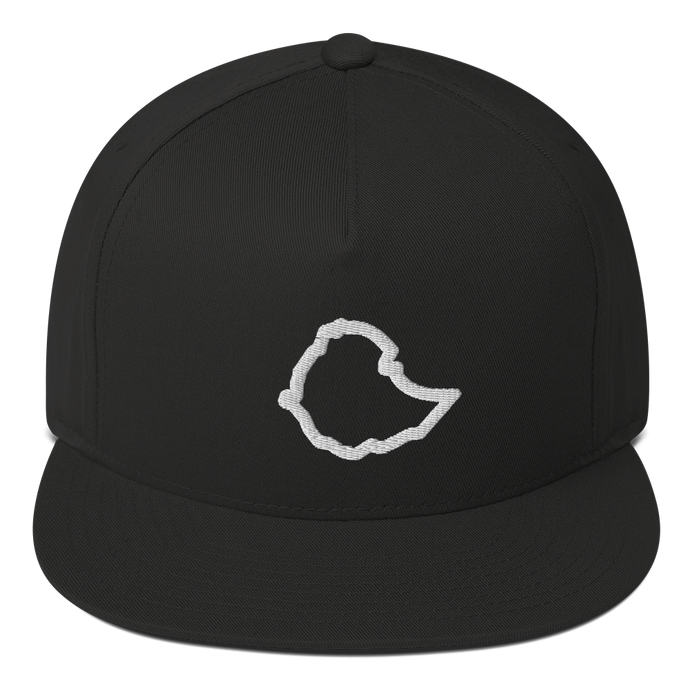 Ethiopia Flat Bill Cap Black/White