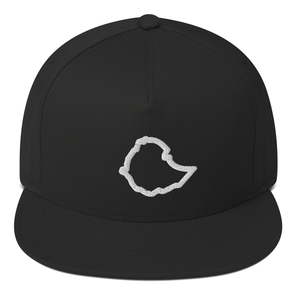 Ethiopia Flat Bill Cap Black/White