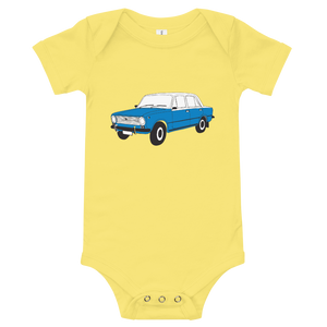 The Blue Donkey (Lada Taxi) Infant Onesie Yellow