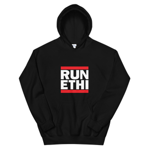 Run Ethi Unisex Hoodie Black