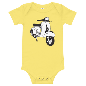 Vespa Infant Onesie Yellow