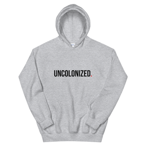 Uncolonized Unisex Hoodie Gray