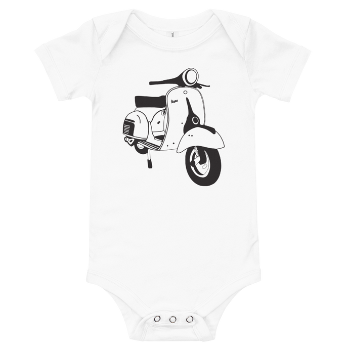 Vespa Infant Onesie White