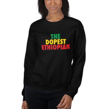 Load image into Gallery viewer, The Dopest Ethiopian Unisex Sweatshirt BGYR