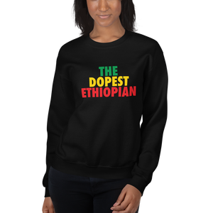 The Dopest Ethiopian Unisex Sweatshirt BGYR