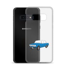 Load image into Gallery viewer, Lada Blue Donkey Taxi Clear Samsung Case