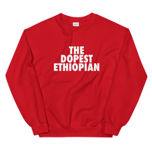 Load image into Gallery viewer, The Dopest Ethiopian Unisex Sweats Red/White