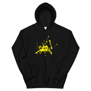 Abebe Bikila Paint Unisex Hoodie Black