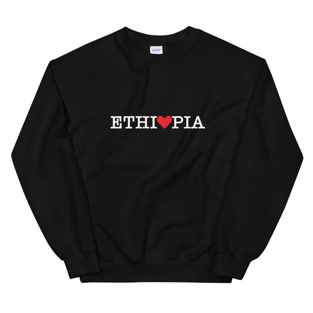 Ethi❤️pia Unisex Sweatshirt - Black