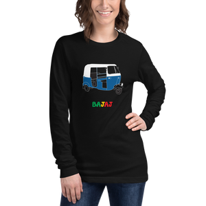 Bajaj Long Sleeve Unisex Tee - Black